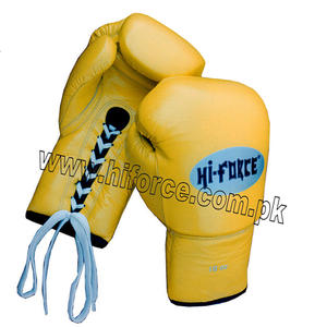 Gants de boxe gagnants de bonne qualité pour les entraînements d'arts martiaux Gants en cuir de boxe gagnants à lacets personnalisables - Product Image 2