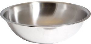 Holloware Instruments <b>Set</b> <b>of</b> Two Large 16 Inch Wide Stainless Steel Flat Rim Flat Base <b>Mixing</b> <b>Bowl</b> Stainless Steel CE Approved - Product Image 3