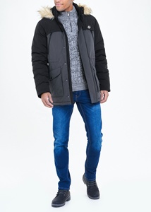 OEM Blu Faux Fur Trim <span class=keywords><strong>Parka</strong></span> Degli Uomini di trasporto 2021 del Nuovo di Modo Giacca A maniche Lunghe Uomini puffer Giacca (Fabbricazione Da huzaifa Prodotti)