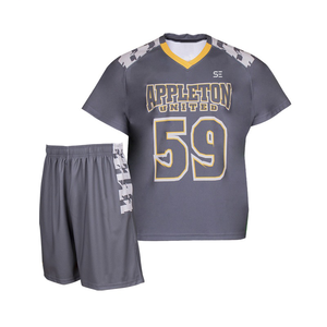 Concevez vos propres uniformes d'équipe de lacrosse imprimés par sublimation, maillots réversibles, séchage rapide, antibactériens, fabriqués au Pakistan - Product Image 5