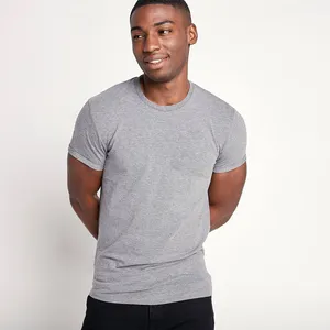 High Quality Customization <b>Fabric</b> 100% Combed Cotton Jersey Manufacturer Pro Club Heavyweight T-shirt - Product Image 1