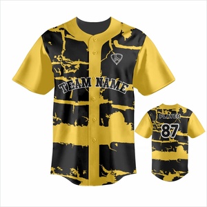 PIHA SPORTS Camiseta de Béisbol Personalizada Sublimada de Alta Calidad 100% Poliéster para Hombre y Mujer con Cuello Redondo y Logotipo del Equipo en la Parte Delantera - Product Image 2