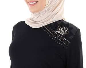 เสื้อคลุมตัวยาวขนาดใหญ่พิเศษสำหรับผู้หญิง,เสื้อผ้าอิสลาม Abaya Kaftan แฟชั่นอิสลามมีกระเป๋าหนังสำหรับผู้หญิง - Product Image 2