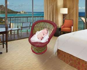 Comfortable <b>Small</b> Lazy Baby <b>Chair</b> Newborn Photography Prop Rattan Baby Lounge Nursery Toddler <b>Chair</b> Solid Wood Kid <b>Chair</b> - Product Image 1