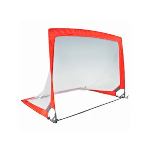 Top Quality Square Shape Football Soccer Pop up Goal with Solid Fiberglass Poles for Lightweight Yet Stable Performance