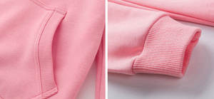 Chándal de moda para mujer, ropa de algodón de manga larga con capucha + pantalón largo de empalme, conjunto de dos piezas, Otoño e Invierno - Product Image 5