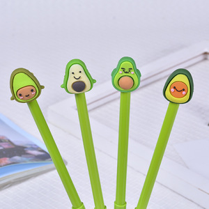 Bolígrafo de Gel Kawaii Suave con Diseño de <span class=keywords><strong>Aguacate</strong></span> para Estudiantes - Product Image 3