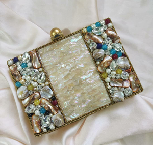 Women Clutch Designers Handmade <b>Bridal</b> Wedding Clutch Bag Best Women Messenger Bag at Cheap Price by LUXURY CRAFTS - Product Image 1