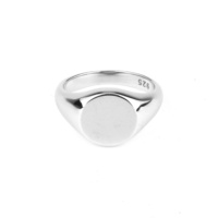 Silbers chmuck 925 Sterling platini ert Gravierter Silber ring Vergoldeter Ring Siegelring 925 Silbers chmuck