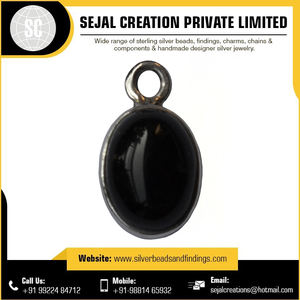 Lunette en argent sterling de qualité assurée Connecteurs de pierres précieuses Bélières en argent sterling pour pendentifs Perles à sertir de qualité en sterling - Product Image 6