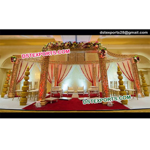 Mandap อินเดียแกะสลักงานแต่งงานงานแต่งงานแบบดั้งเดิมของชาวออสเตรเลีย - Product Image 1
