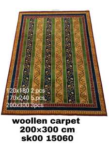 Top Grade Nouveau Traditionnel À La Main Cachemire Laine Rectangulaire Tapis De Sol Multi-Coloré Grande Taille Style Moderne Maison Salle De Prière - Product Image 2