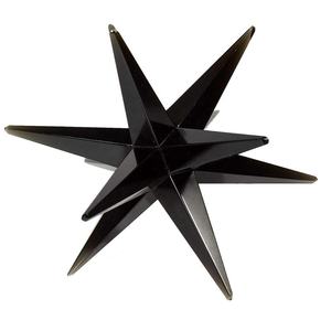 Cristal de alta calidad merkaba estrella obsidiana negra merkaba 12 puntos Reiki curación cristal cuarzo Merkaba estrella piedra preciosa al por mayor - Product Image 4