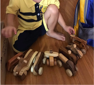 Coche de Madera Juguetes de los niños juguetes de los niños rompecabezas de madera - Product Image 6