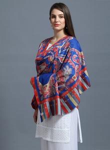 Chales Kalamkari de Pashmina Hechos a Mano con Bordado a Mano - Product Image 4