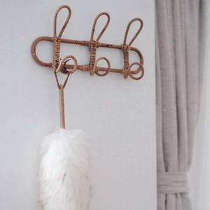 New Design <b>Wall</b> Hangers <b>Hooks</b> Natural Rattan <b>Coat</b> Clothing <b>Wall</b> Mounted <b>Hook</b> <b>for</b> Clothes and <b>Coats</b> - Product Image 3