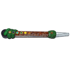 Baguettes tibétaines pour homme, pêche, Aventurine, Orgone, Chakra - Product Image 1
