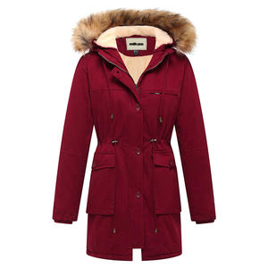 เสื้อแจ็กเก็ตมีฮู้ดขนสัตว์เทียมสำหรับผู้หญิง,เสื้อแจ็กเก็ตขนาดใหญ่พิเศษทำตามสั่งปี2021 - Product Image 5