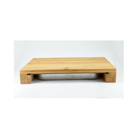 Tabla de Cortar de Madera de Mango Ecológica de Nuevo Estilo con Bandeja, Utensilios de Cocina para Cortar Frutas y Verduras, Directo del Fabricante