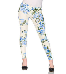 Leggings deportivos de cintura alta con logotipo personalizado para mujer - Product Image 3