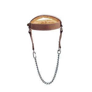 Arnés de piel auténtica para levantamiento de pesas, para gimnasio, cuello y cabeza - Product Image 3