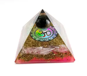 Wholesale Star Quality Selenite Chips And Black Tourmaline Sphere Orgone Orgonite Pyramid For Healing Reiki Use From India