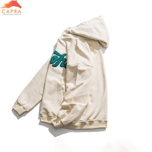 Sweat-shirt surdimensionné pour hommes, Streetwear, boutons, broderie de chenille, t-shirt de serviette, offre spéciale - Product Image 2