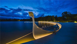 Plataforma Flotante de agua <span class=keywords><strong>Marina</strong></span>, tipo luna, precio de fábrica - Product Image 4