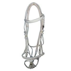 Bridas duraderas para caballos con pectoral de PVC hechas de cuero - Product Image 4