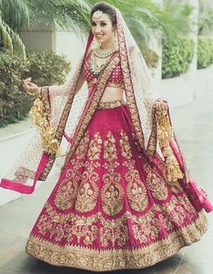 -- New-ล่าสุด --- หนัก-เจ้าสาว Koti ,Lehenga ชุดที่มีสง่างามประดับประดาในแก้วคริสตัลลูกปัดหินทำงานสำหรับงานแต่งงาน = 2021 - Product Image 1