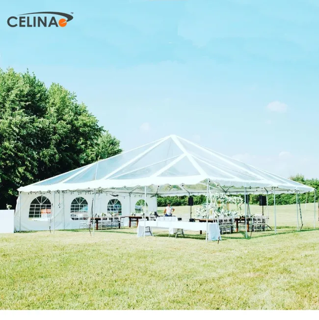 판매를 위한 Celina 당 천막 옥외 결혼식 큰 사건 천막을 위한 40ft x 40ft 투명한 천막
