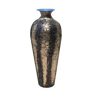 New Arrival Large Flower <b>Vase</b> Decoration Handmade Modern Metal Flower <b>Vase</b> Silver Color Finished for Living Room Decoration - Product Image 1