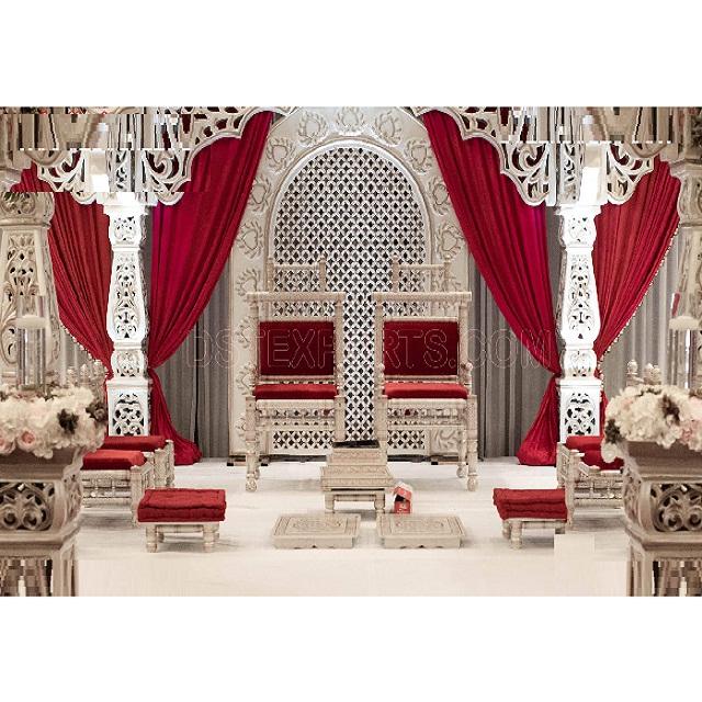 Sankheda Mandap Chairs Elegant Indian Wedding Decor