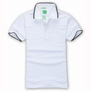 เสื้อโปโลของผู้ชายผ้าโพลีเอสเตอร์100% ชุดทำงานทรงสลิมฟิตฤดูร้อนพิมพ์ลายผ้า ODM - Product Image 4