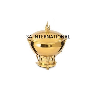 High Standard Quality Kitchen Catering Food Warmer Casserole Pot Wedding Serving Dish Different Shape Chafing Dish With Stand - Product Image 1
