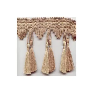 High Quality Tassel Fringe for Home Decoration Bulk Supplier And Manufacture By Refratex India Made in India for Best Quality An
