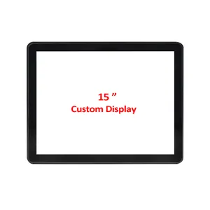 Custom 15 inch Capacitive pantalla tactil moniteur ecran tactile Open frame Touch Screen monitor raspberry pi 1000 nits