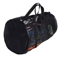 Bolsa Deportiva de Gran Capacidad, de Malla de Poliéster, con Correa para el Hombro, 30x32x60cm