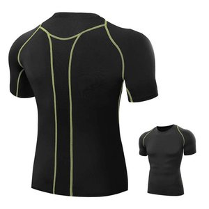 T-Shirt de sport à manches courtes pour homme, haut classique, à séchage rapide, Compression, pour exercices, bon marché, prix - Product Image 1