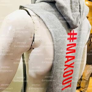 Débardeur à capuche pour hommes de haute qualité confortable gilet d'entraînement de gymnastique personnalisé respirant coton et Polyester Singlet - Product Image 5