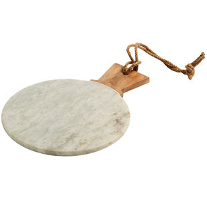 Planche à découper à fromage ronde en marbre pour trou de poignée Planche à découper à fromage polie pour vendre le produit - Product Image 6