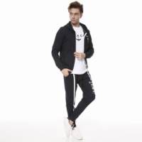 Vêtements de sport OEM, qualité turque professionnelle, taille plus, pantalons de jogging ajustés pour hommes, anti-UV, personnalisables, longueur intégrale
