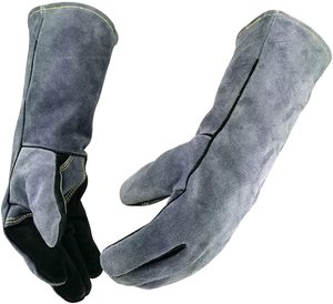 Gant de travail en croûte de cuir de vache, ultra résistant, pour le soudage - Product Image 1