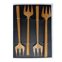 Cuillère en bois de haute qualité pour la soupe, à utiliser dans les hôtels, les restaurants, sur la table à manger, ensemble de couverts modernes, ensemble de couverts en bois très vendu