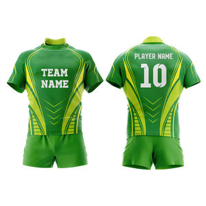 ชุดเครื่องแบบรักบี้แบบระเหิดสำหรับทุกเพศชุดเสื้อและกางเกงขาสั้นสำหรับ2023มีโลโก้ตามสั่ง - Product Image 1