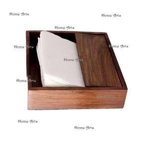 Trending Design Wooden Tissue <b>Paper</b> Holder Premium Quality Customized Size Napkin Tissue Holder By Home Arts - Product Image 1