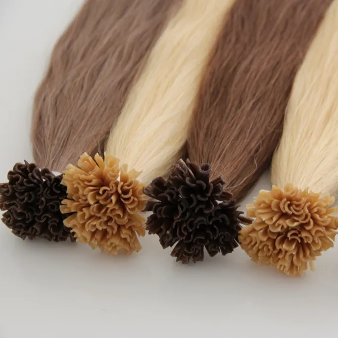 Royal Quality Slavic Keratin Tipped Human Hair Extensions by Wholesale Manufacturing Supplier