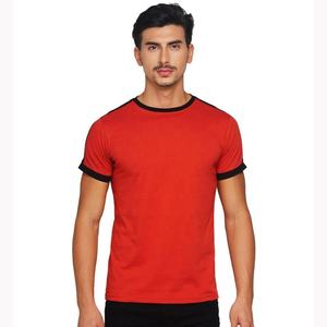 T-shirt d'été 100% coton de haute qualité pour hommes T-shirt uni de taille graphique imprimé à épaules tombantes - Product Image 2