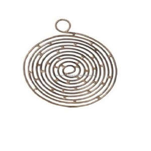 รายการแขวนเหล็กสำหรับตกแต่งบ้านด้วยโลหะสีน้ำตาลสำหรับแขวนตกแต่งคริสต์มาสเสร็จสีน้ำตาล - Product Image 1