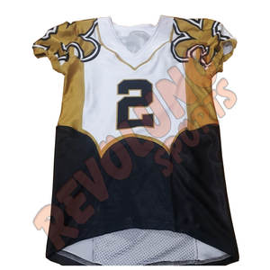 Camisetas de fútbol americano con número bordado, baratas - Product Image 4